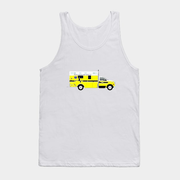 Marathon Florida Rescue Ambulance Tank Top by BassFishin